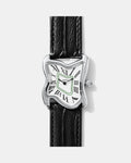 Square Melting Watch Large Silver