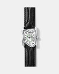 Square Melting Watch Small Silver