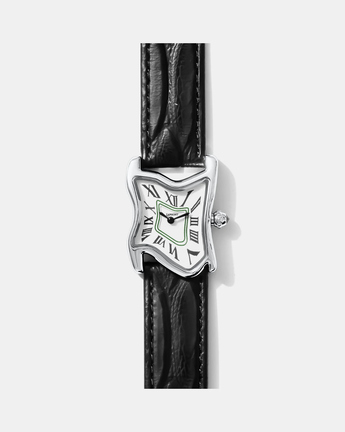 Square Melting Watch Small Silver