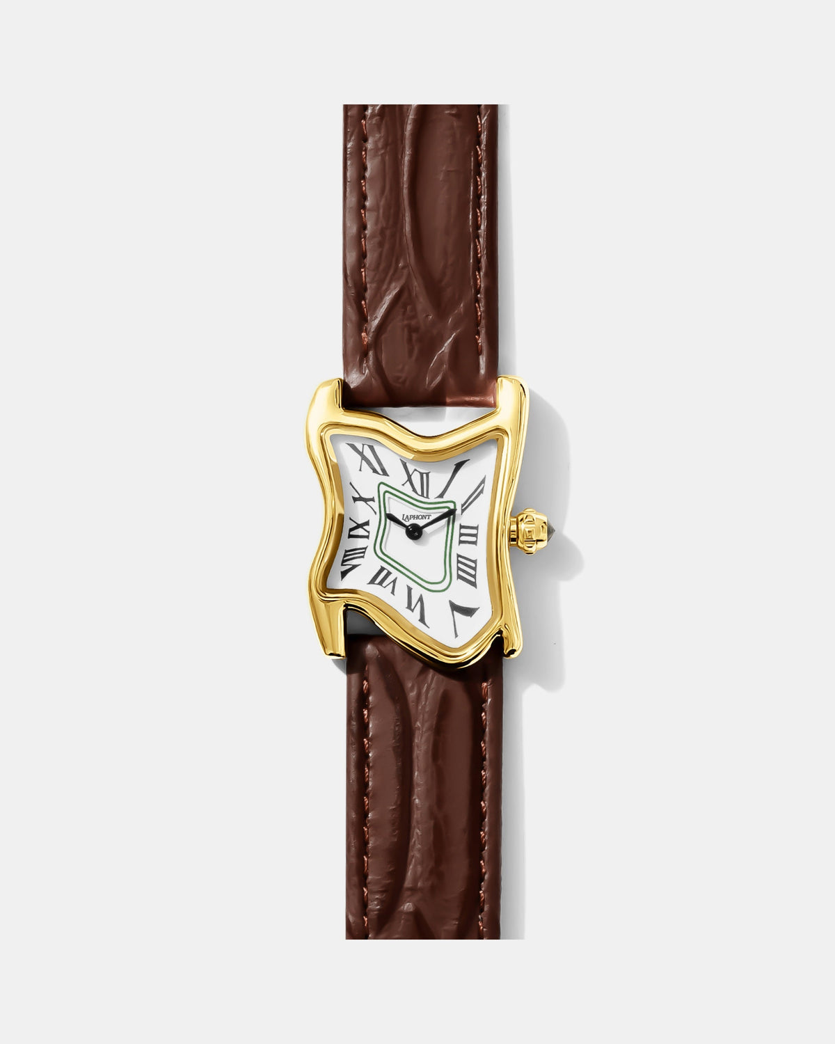 Square Melting Watch Small Gold