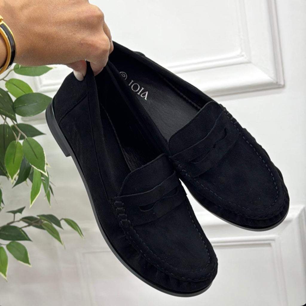 Nika - Mocassino Donna Scarpa Casual Nero