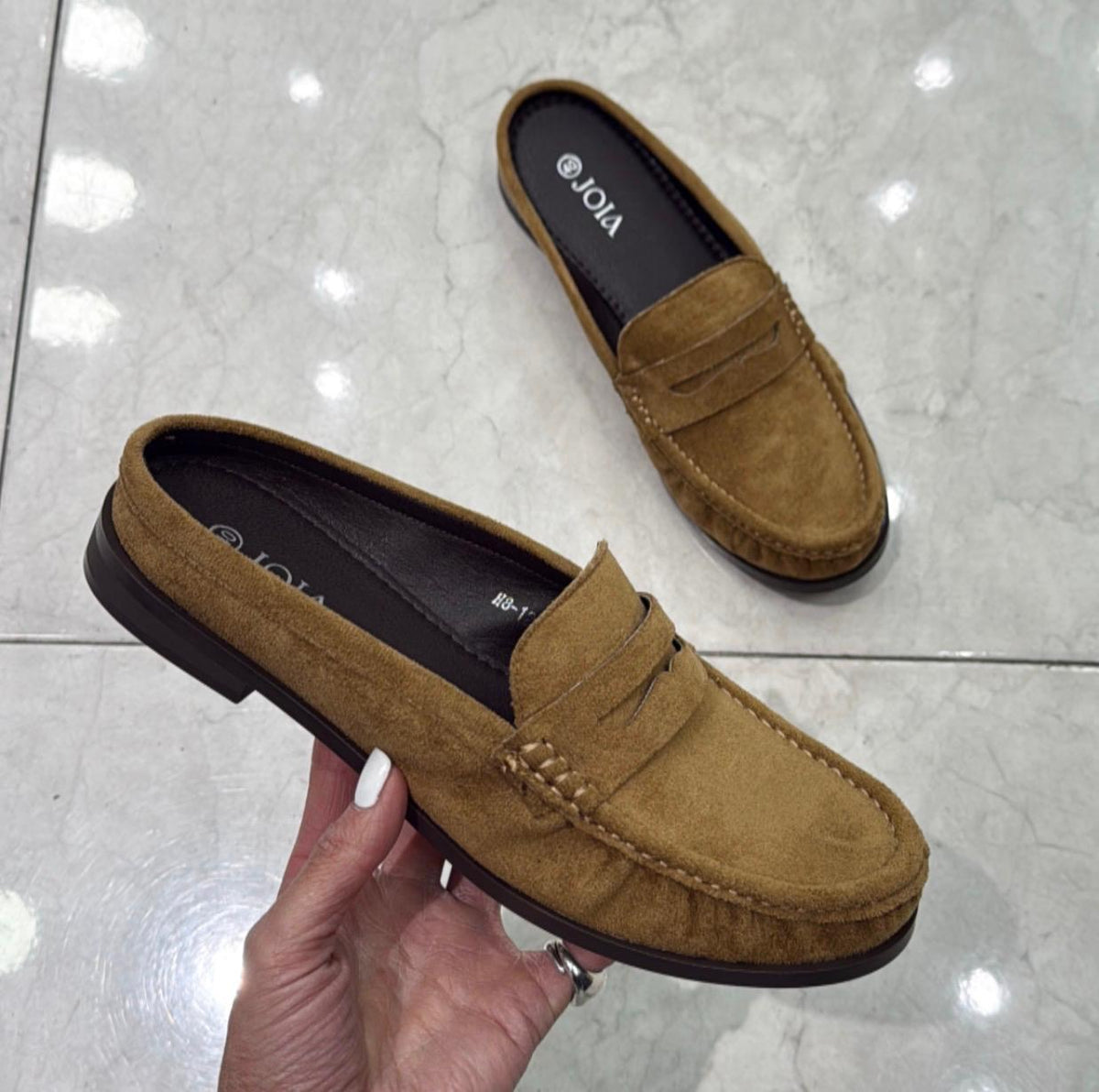 Erika - Mocassino Donna Scarpa Casual Beige