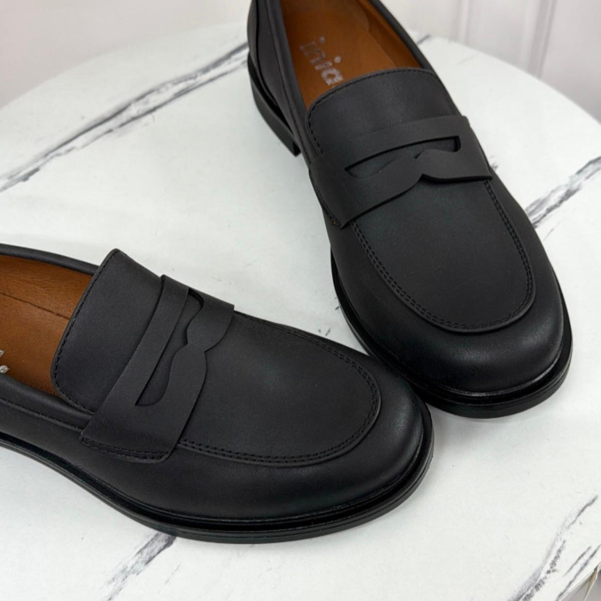 Roxy - Mocassino Donna Scarpa Tacco Basso Casual Nero
