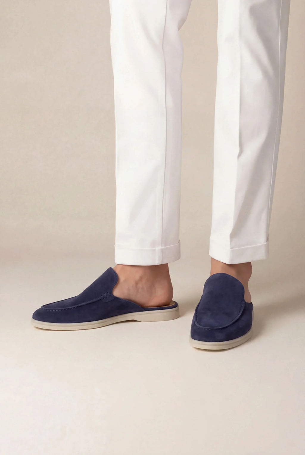 Zueco Yacht Mule Azul Marino